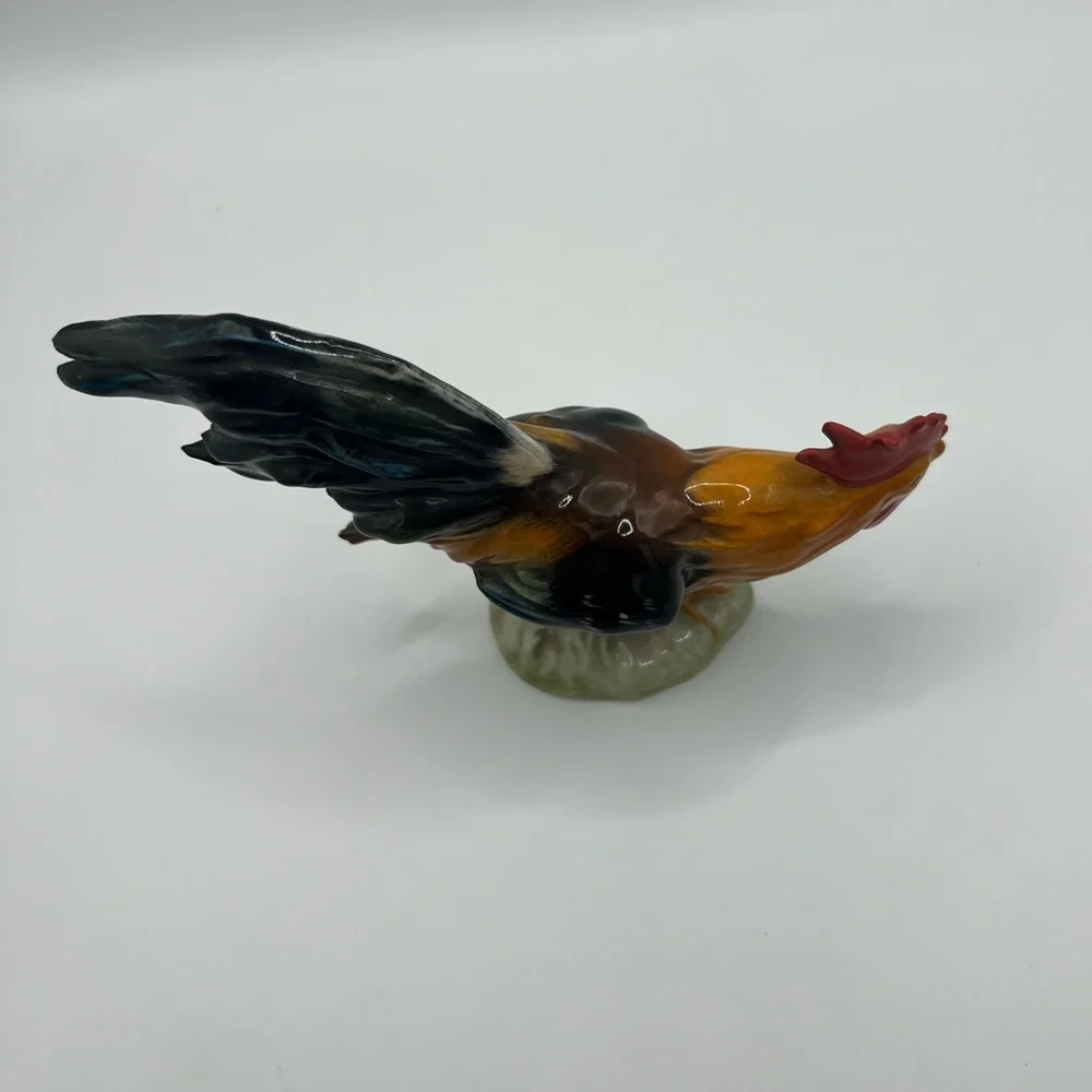 Goebel Hummel CV60 Running Haushahn Rooster Chicken Vintage Collectible Figurine